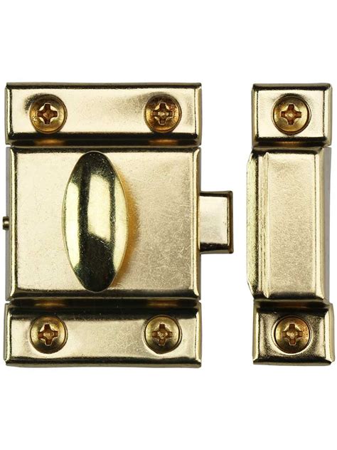 large stamped steel cabinet latch with plated finish|Large Stamped Steel Cabinet Latch With Plated Finish .